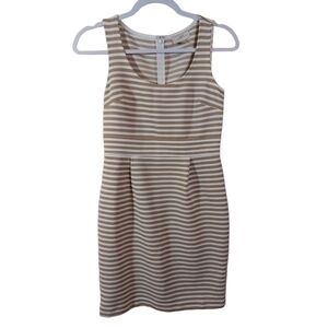 Loft Ladies Sleeveless Striped Midi Dress- 00P